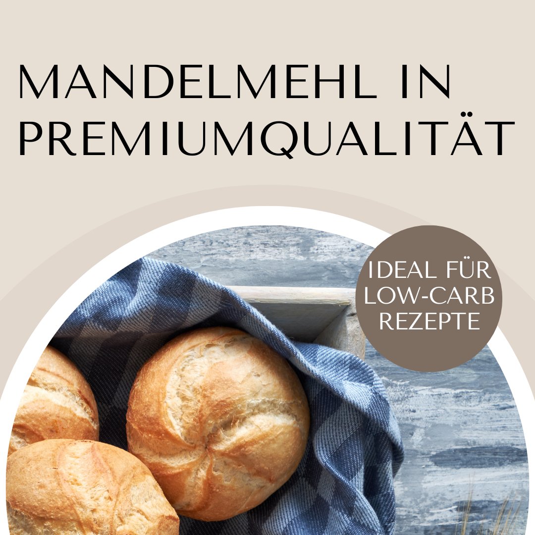 Mandelmehl (Mandelprotein) - Pure Xocolate - Nahrungsmittel, Getränke & Tabak - Mandelmehl (Mandelprotein)