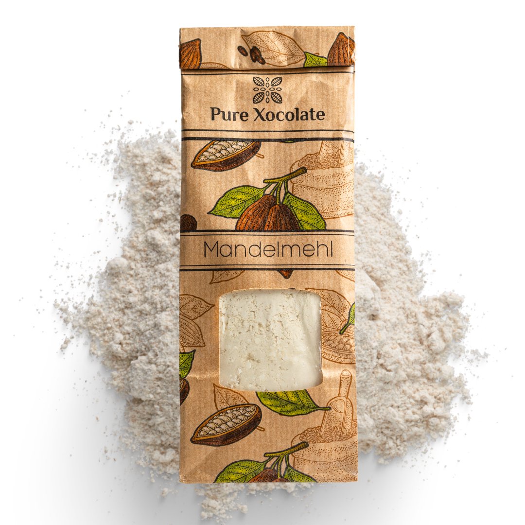Mandelmehl (Mandelprotein) - Pure Xocolate - Nahrungsmittel, Getränke & Tabak - Mandelmehl (Mandelprotein)