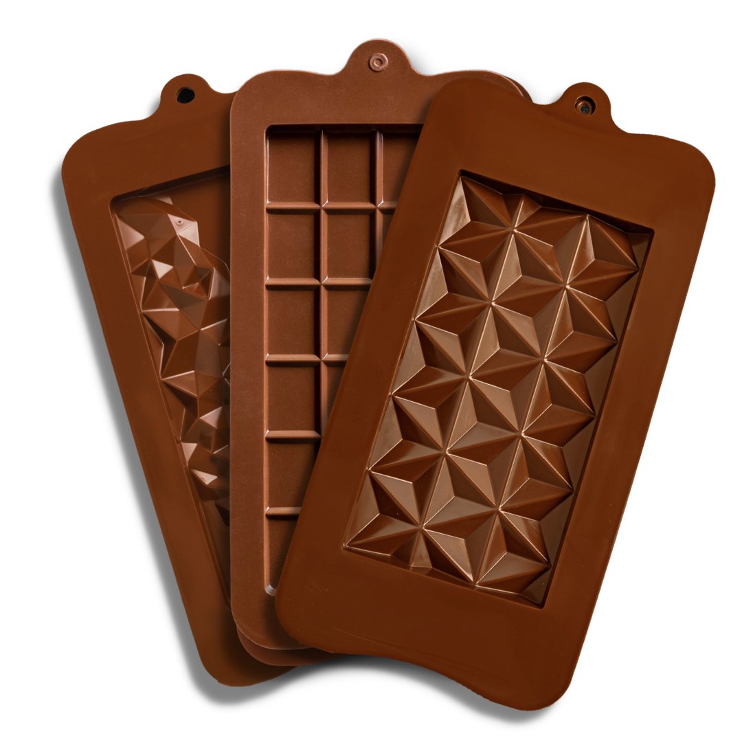 Schokoladen-Silikonform 3er-Kombo-Vogue – Pure Xocolate