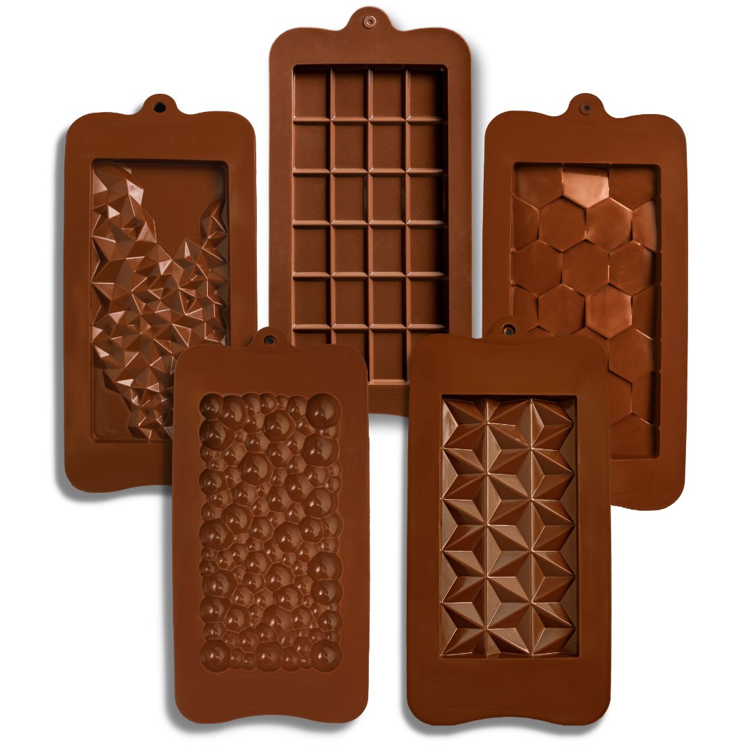 Schokoladen-Silikonform 5er-Kombo – Pure Xocolate
