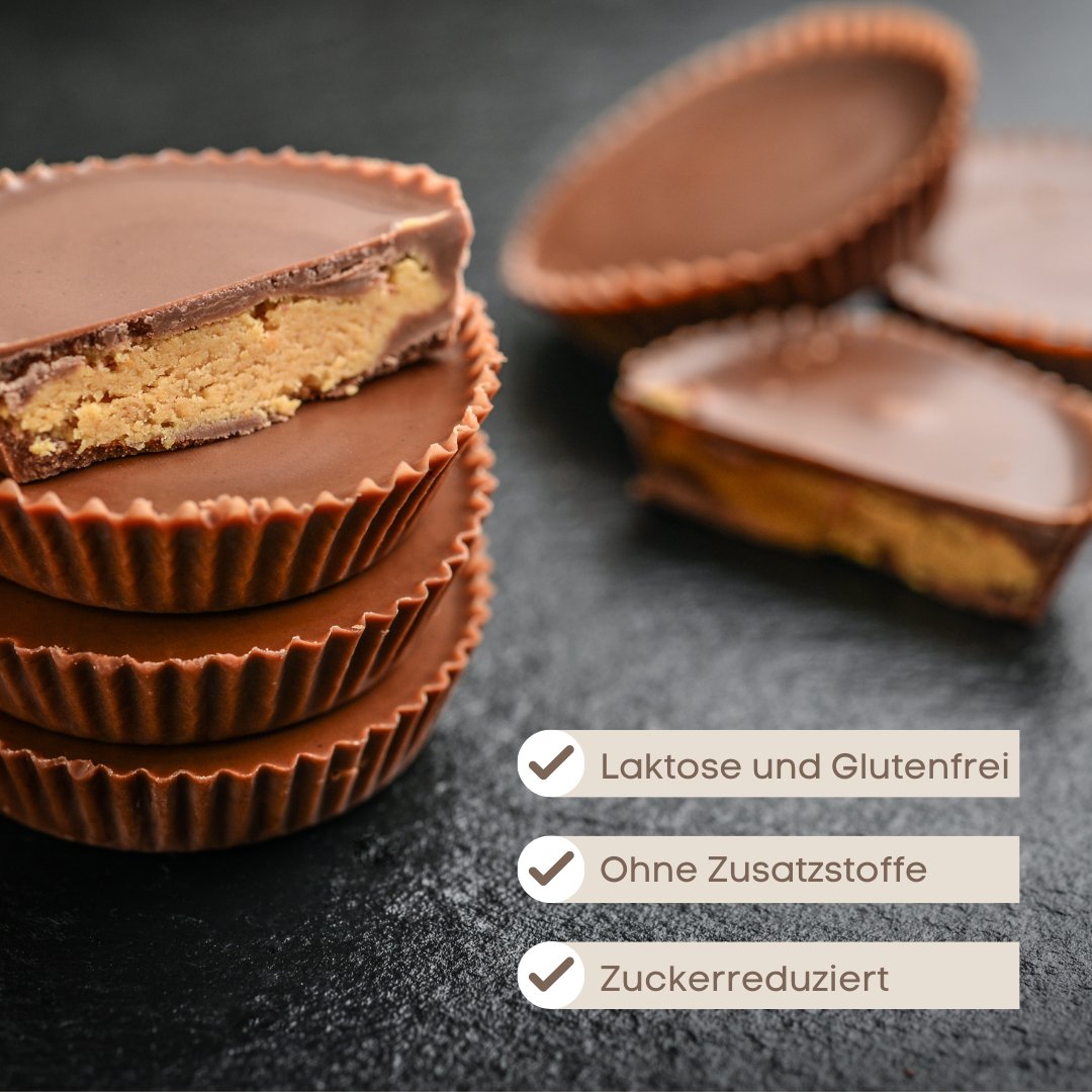 Peanut Butter Cups Set (mit Toppings) - Pure Xocolate - DIY-Set Geschenk-Set - Peanut Butter Cups Set (mit Toppings)