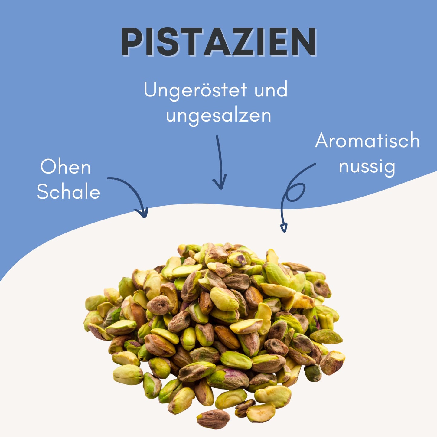 Pistazien Topping - Pure Xocolate - Nahrungsmittel, Getränke & Tabak - Pistazie, ohne Schale, ungerüstet und ungesalzen,