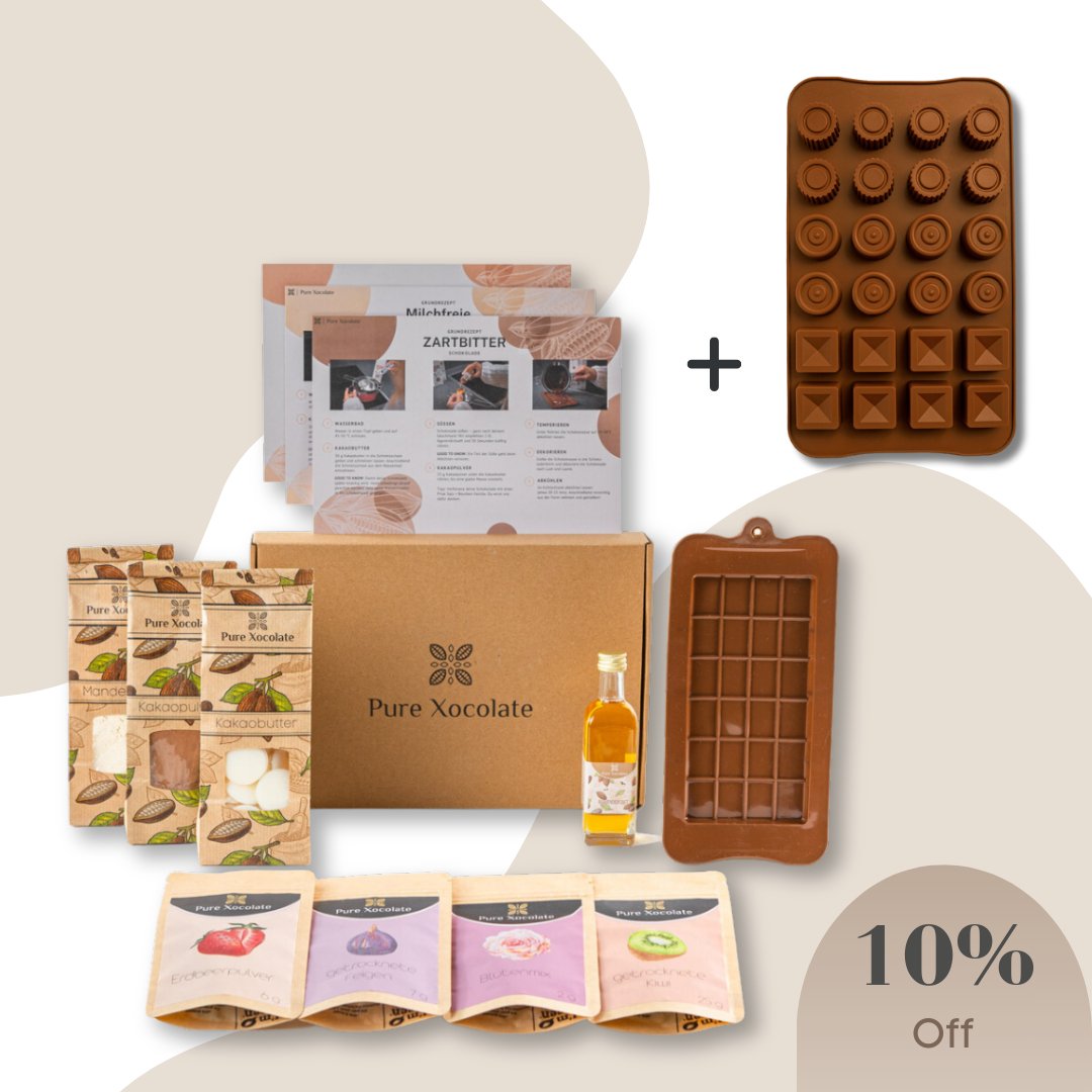 selbstgemachte pralinen aufbewahren Pralinen-DIY Set - Schokoladen Pralinen selber machen