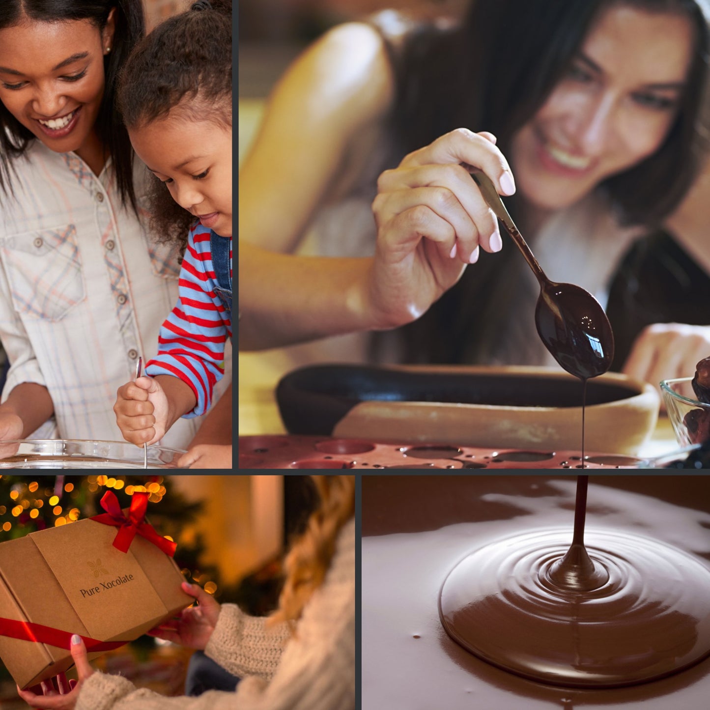 Silikonform (3er-Kombo) Weihnachtsmotive - Pure Xocolate - Silikonform - Silikonform (3er-Kombo) Weihnachtsmotive