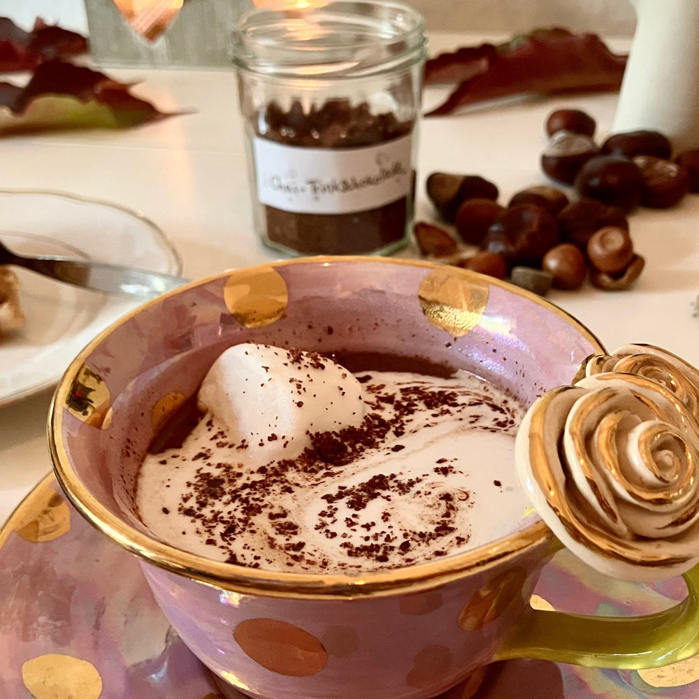 Heiße Chai-Trinkschokolade - zum Selber machen, Genießen und Verschenken