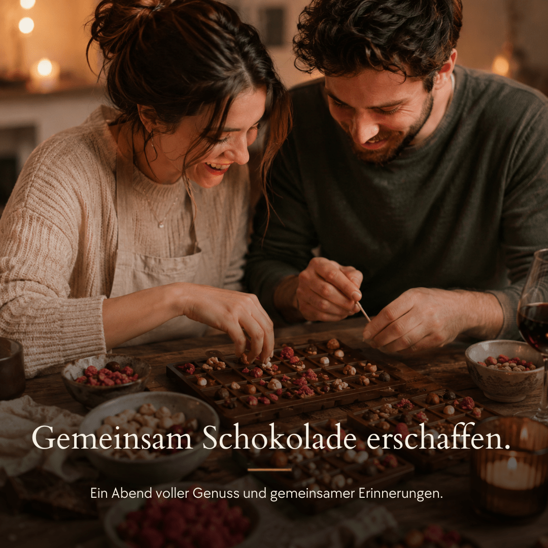 Schokoladen Set M - Pure Xocolate - DIY-Set Geschenk-Set - Schokoladen Set M