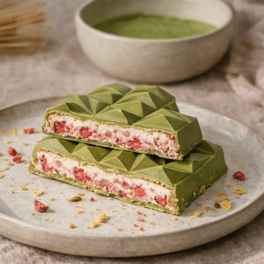Strawberry Matcha Schokoladen DIY - Set - Pure Xocolate - Strawberry Matcha Schokoladen DIY - Set