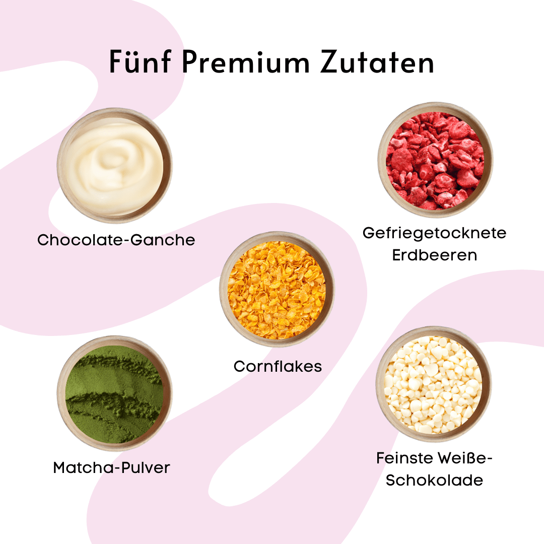 
                  
                    Strawberry Matcha Schokoladen DIY - Set - Pure Xocolate - Strawberry Matcha Schokoladen DIY - Set
                  
                