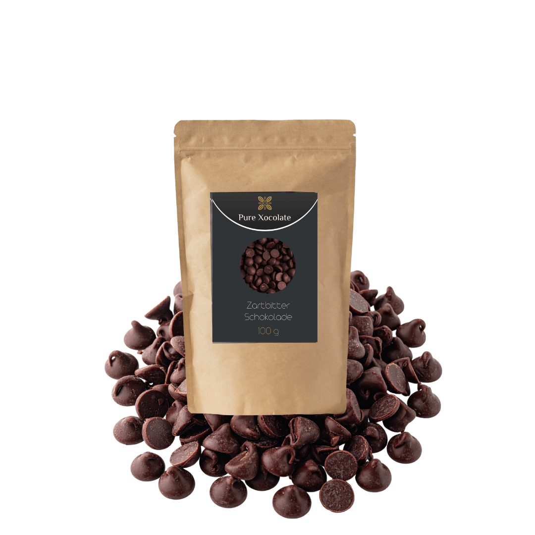 
                  
                    Zartbitter Schokoladendrops - Pure Xocolate - Nahrungsmittel, Getränke & Tabak - Zartbitter Schokoladendrops
                  
                