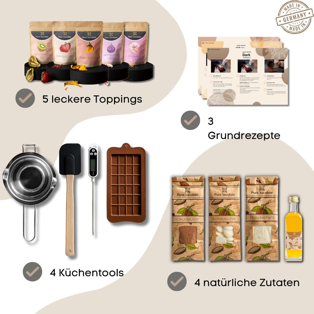 Schokoladen-Tauchgabel Set 10-teilig – Edelstahl Mit PP-Griff, 22 Cm, Für Pralinen, Trüffel & DIY Schokolade